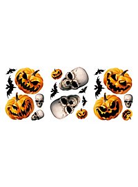 Græskar Og Kranium – Vindues-Klistermærker