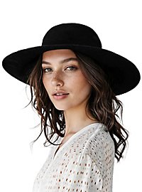 Grand chapeau mou noir