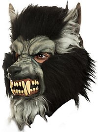Graumähne Werwolfsmaske