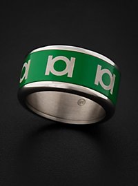 Green Lantern Emblem Ring rotierend grün
