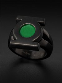 Green Lantern Emblem Ring schwarz