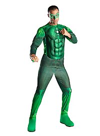 Green Lantern mit Leuchteffekt Kostüm