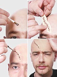 Groft Syede Sår Af Latex