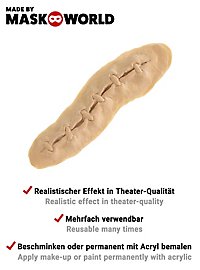 Groft Syede Sår Af Latex