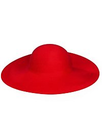 Großer Schlapphut rot