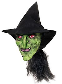 Grüne Sumpfhexe Maske