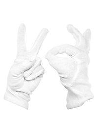 Guantes De Algodón Para Niños Blancos