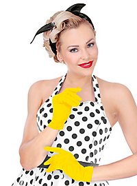 Guantes De Tela Amarillos