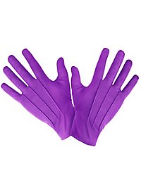 Guantes De Tela Morados