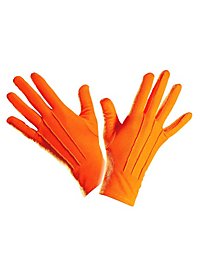 Guantes De Tela Naranjas