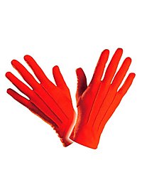 Guantes De Tela Rojos