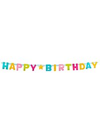 Guirlande de lettres Happy Birthday