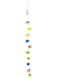 Guirlande lumineuse boules multicolores 140 cm