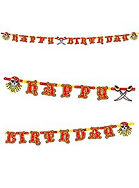 Guirnalda De Letras Cumpleaños Pirata 2 Metros