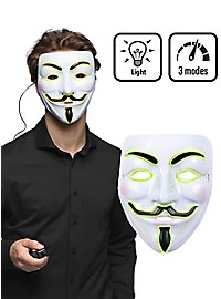 Guy Fawkes LED mask - maskworld.com