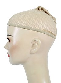 Haarnet voor pruiken beige