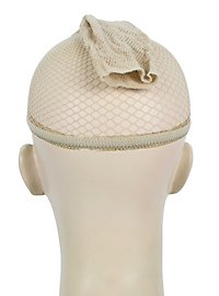 Haarnet voor pruiken beige
