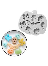Halloween figures silicone mould for ice cubes and baking 8-grid
