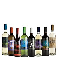 Halloween Flaskeetiketter Vin Selvlysende