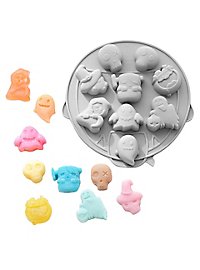 Halloween ghosts silicone mould for ice cubes and baking 9-grid