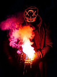 Halloween LED Maske Rød