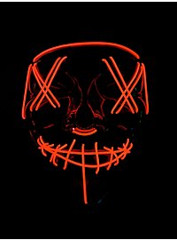 Halloween LED masker rood