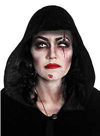 Halloween make-up set with black cape, Quick and Easy Halloween Set