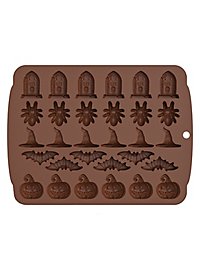 Halloween Mini Symboler Silikonform Til Vingummi Og Chokolade 30-Fach
