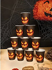 Halloween Pappbecher 6 Stück
