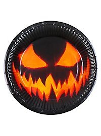 Halloween Paptallerkener 10 Stk