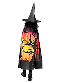 Halloween pumpkin witch accessory set