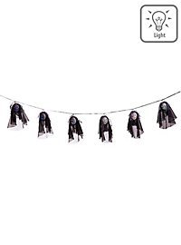 Halloween Spøgelser Guirlande Med Lys