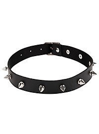 Halsband Black Spikes