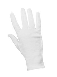 19 cm lange Handschuhe für Kinder weiß Umfang Faschingszubehör Handschuh weiss