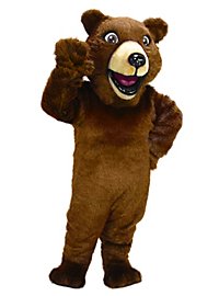 Happy Grizzly Mascot