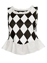 Harlekin Top Rudemønster