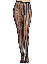Harlequin Fishnet Tights