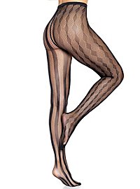 Harlequin Fishnet Tights