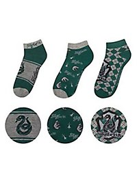 Harry Potter - Calzini alla caviglia 3-pack Serpeverde
