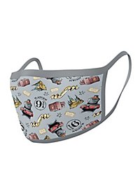Harry Potter - Mascarillas De Tela Hogwarts Express Pack Doble