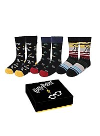Harry Potter - Wappen Socken 3er-Pack