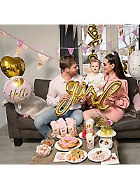 Hart folieballon goud