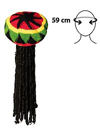 Hat with Dreadlocks