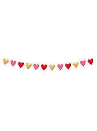 Heart garland 2 meter