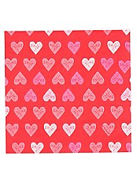 Heart napkins 12 pieces