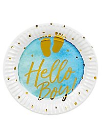 Hello Boy! Paptallerkener 6 Stk