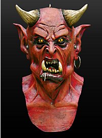 Helvedes Fyrste Maske Af Latex