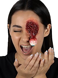 Herausgeplopptes Auge Applikation zum Ankleben