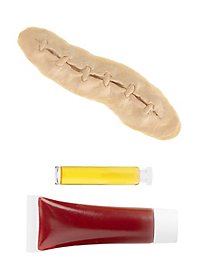 Herida Cosida Toscamente De Látex