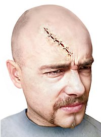 Herida Cosida Toscamente De Látex